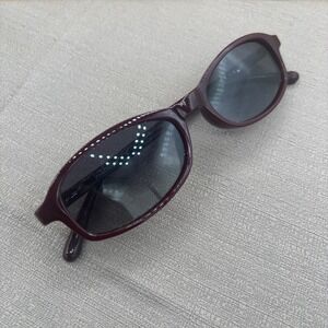 Vanlinker VL9855 C5 MZ Burgundy Brown Oval Sunglasses UV400 Protection Wine Red